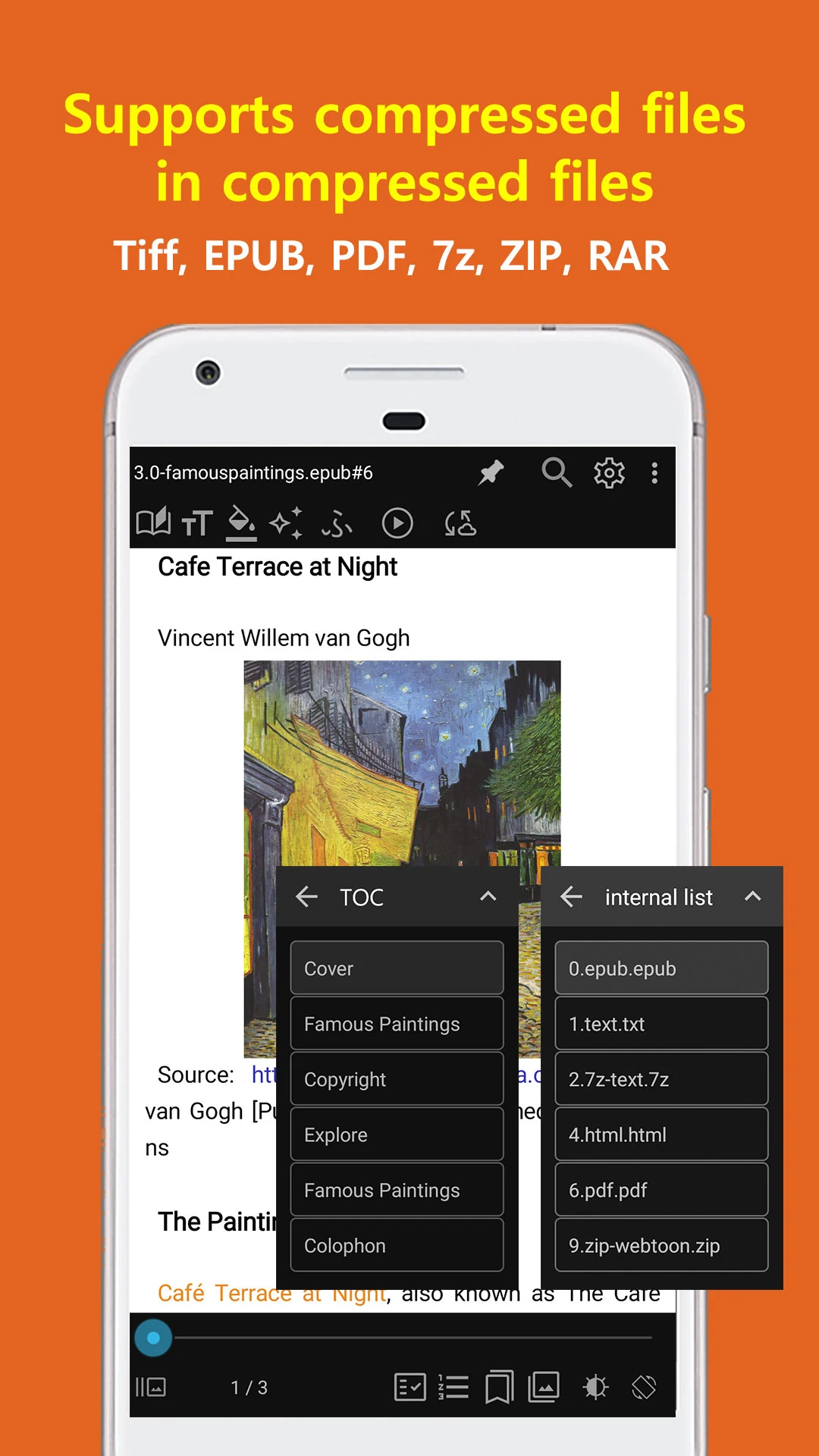 EasyViewer-PDF,epub,Text,TTS screenshot